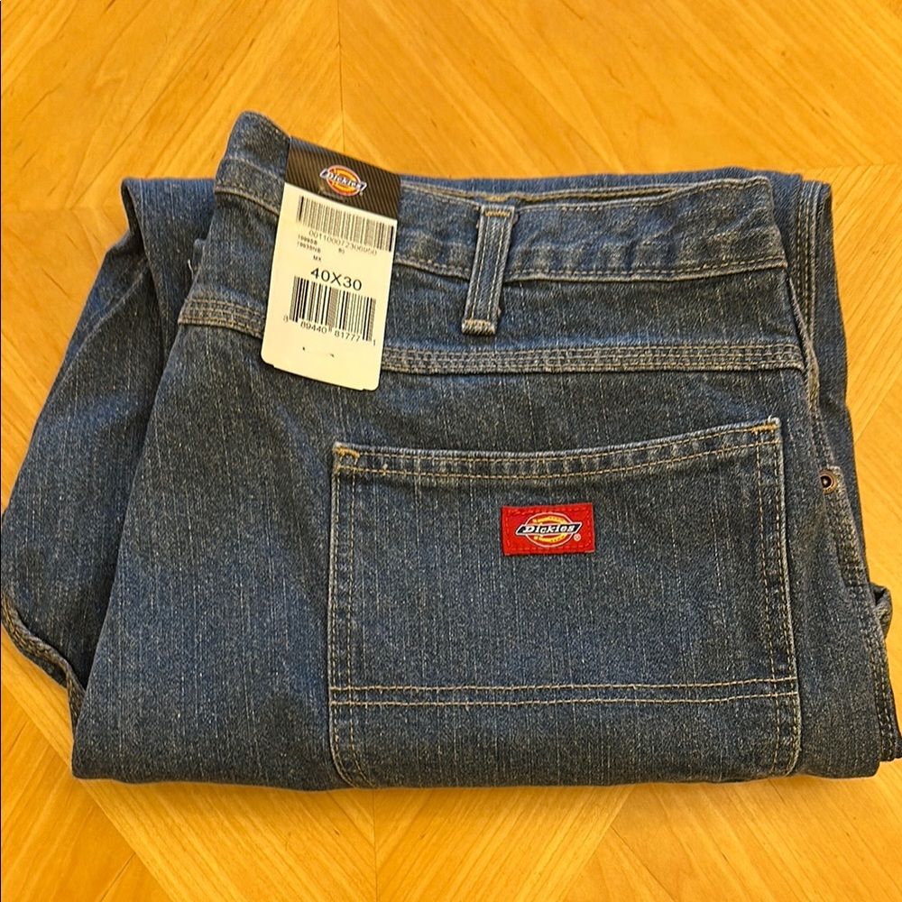 Dickies Blue Relaxed Jeans Sturdy Workwear